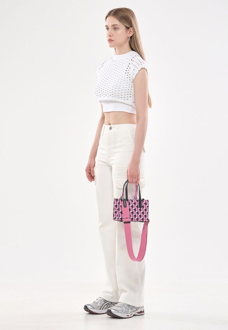 Cabas Monogram Day Tote Pink Black SS