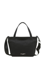 Cannes Mini Canvas Tote Black White