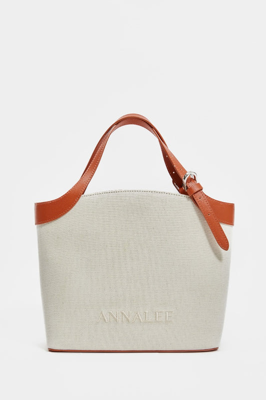 Aileen Canvas Bag L / Brown