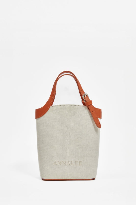 Aileen Canvas Bag S / Brown