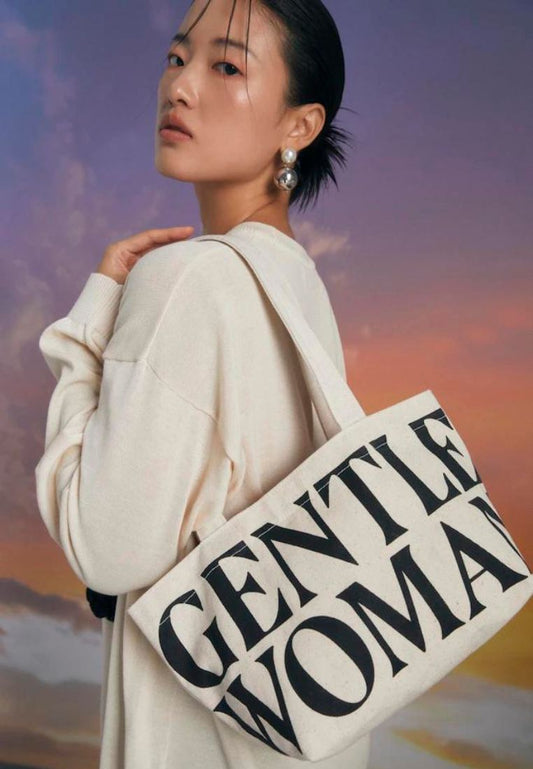 Canvas Shoulder Tote Bag