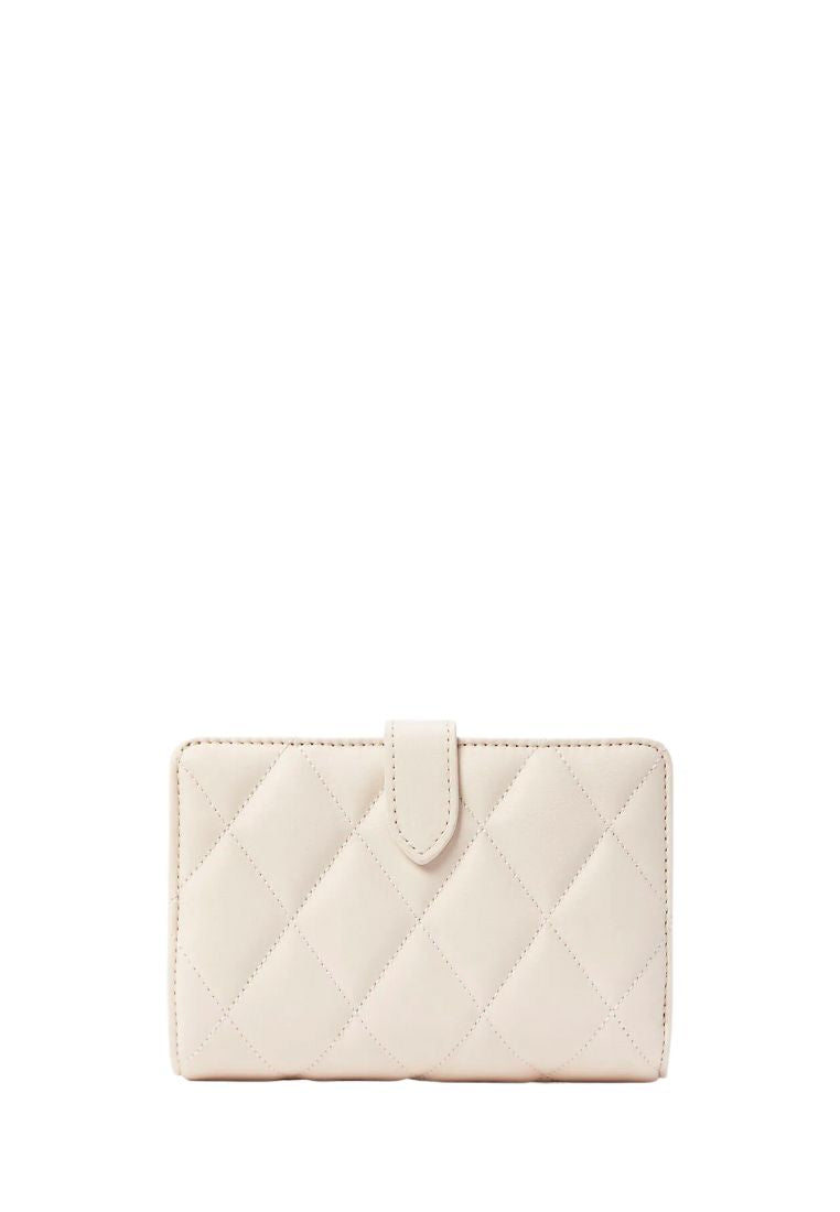 Carey Medium Compartment Bifold Wallet Parchment