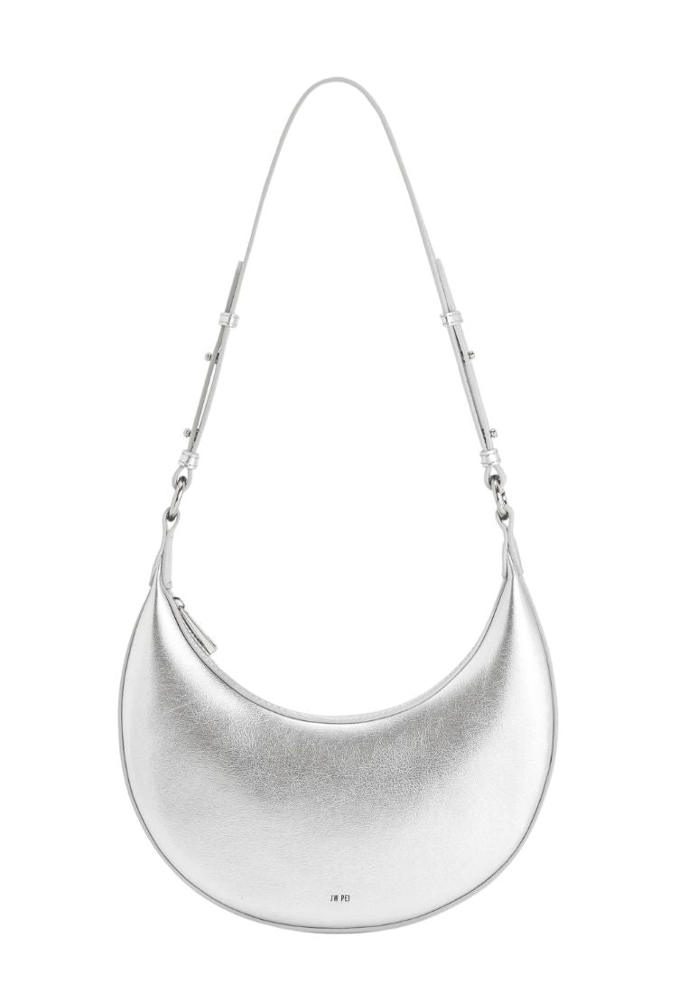 Carly Medium Shoulder Bag - Silver