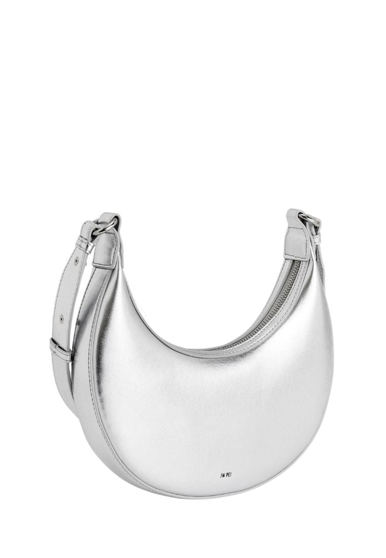 Carly Medium Shoulder Bag - Silver