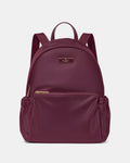 Carter Nylon Dome Backpack Deep Cherry