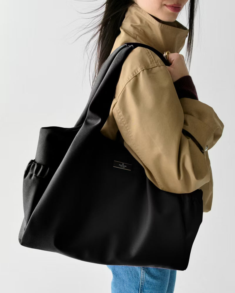 Carter Nylon Large Baby Bag Black