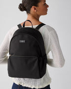 Carter Nylon Large Dome Backpack Black