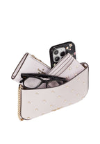 Madison Studded Pearls Pochette Lilac Moonlight Multi