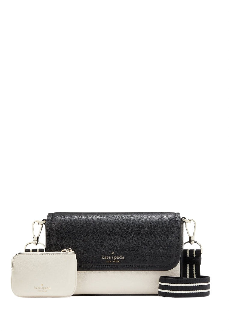 Rosie Flap Crossbody Black Multi