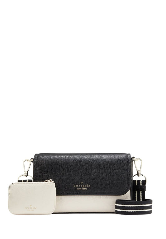 Rosie Flap Crossbody Black Multi