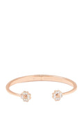 Spades & Studs Hinged Cuff Cream Multi Rose Gold