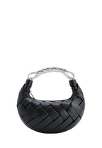 Orla Weave Handbag - Black