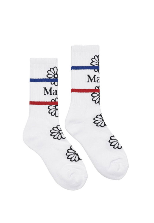 Socks Flos Emoji White