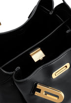 Charlene Double Buckle Hobo Bag - Black