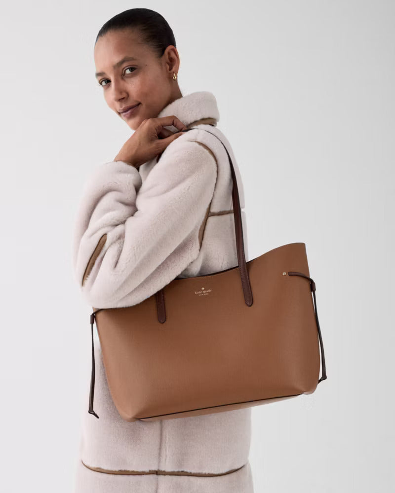 Cleo Tote Bag Warm Gingerbread Multi