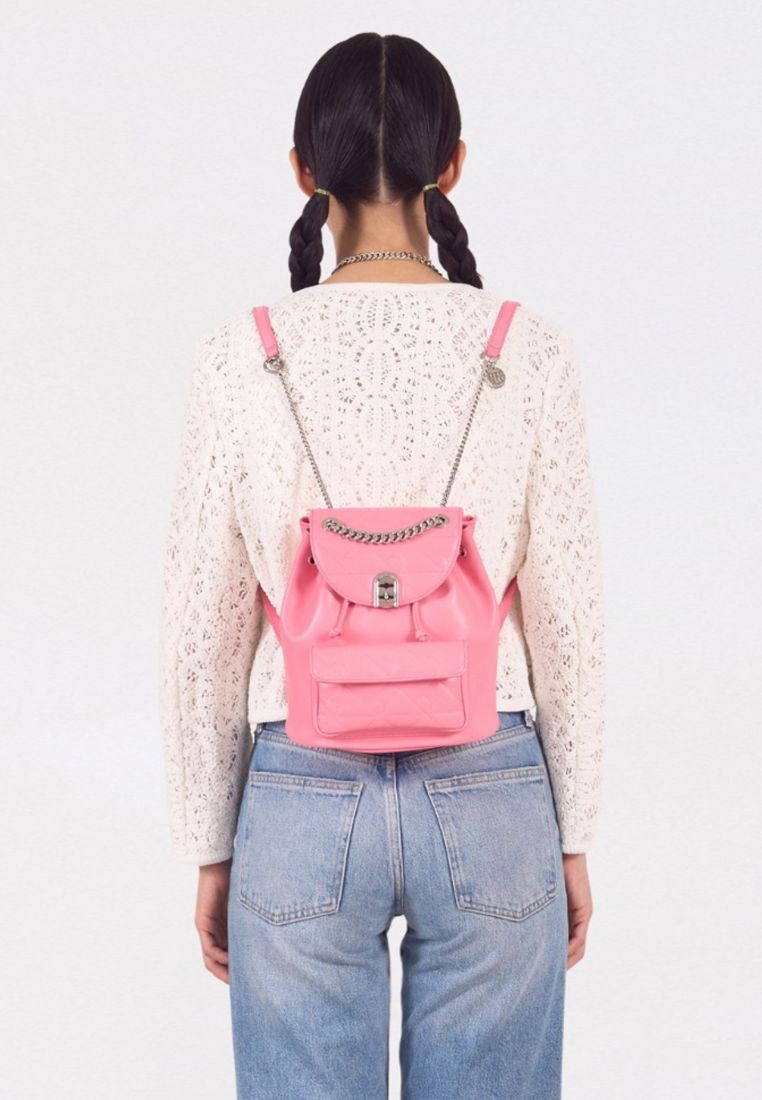 Coco R Quilting Backpack Pink SM