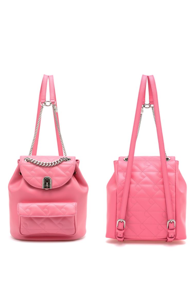 Coco R Quilting Backpack Pink SM