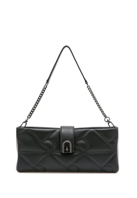 Coco R Quilting Low Shoulder Black SM