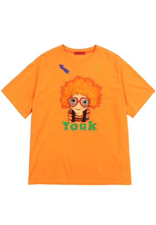 Colorful T-Shirt F Orange Sunny