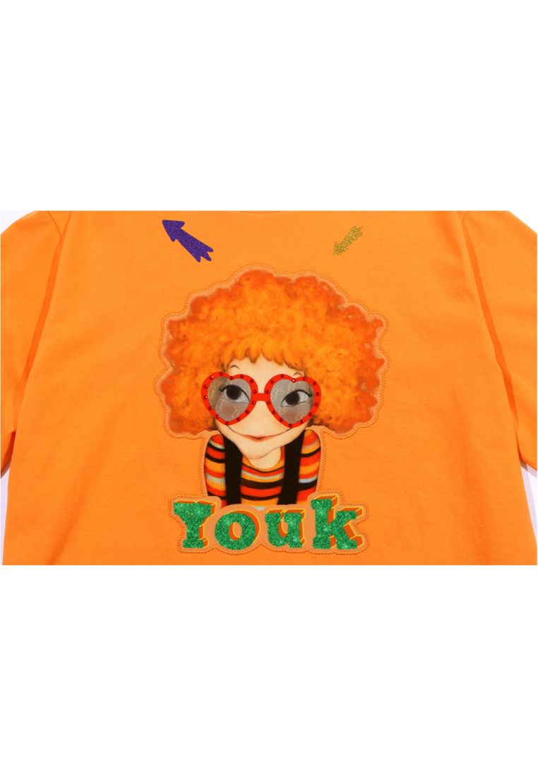 Colorful T-Shirt F Orange Sunny