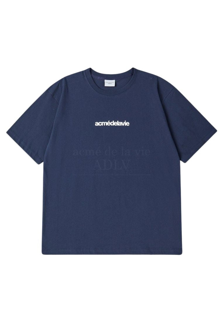 Connect Logo Basic Short Sleeve T-Shirt Navy