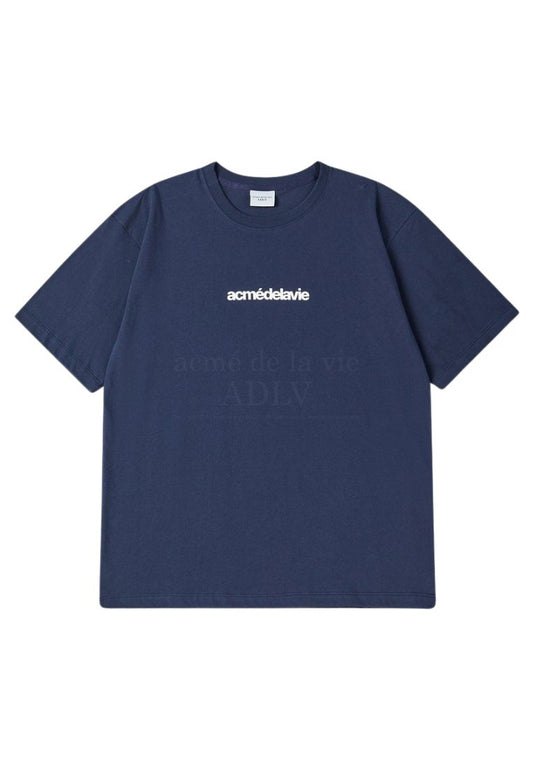 Connect Logo Basic Short Sleeve T-Shirt Navy