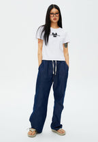 Cotton Radog Slim Short T-shirt White