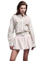 Cotton Shirt Floral Pink
