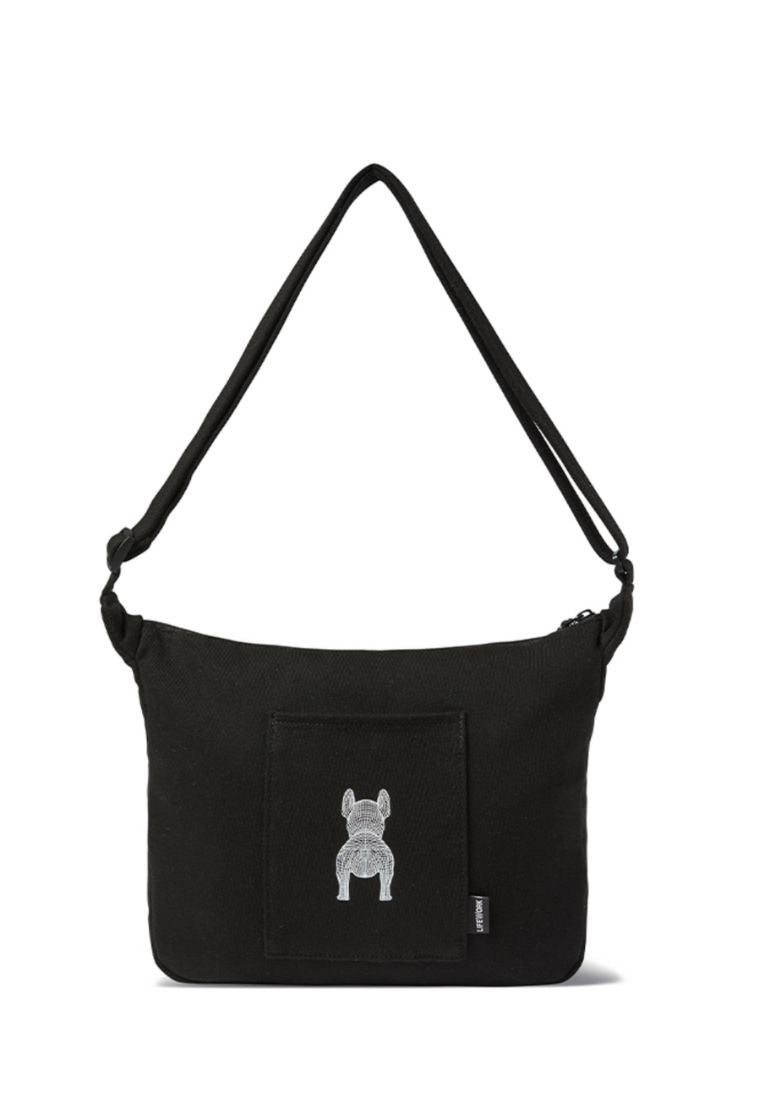 Cotton Standing Radog Crossbag Black