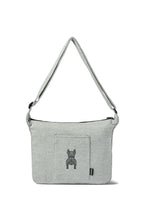 Cotton Standing Radog Crossbag Melange Grey