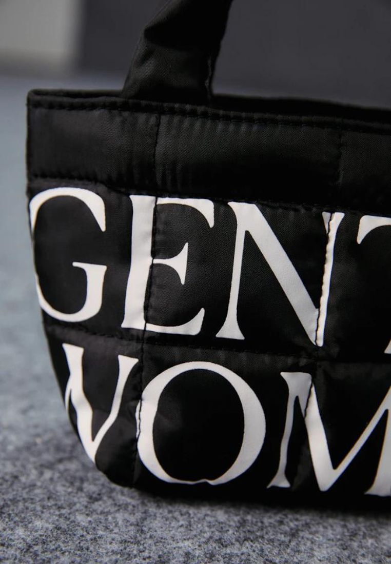 Criminal Puffer Micro Tote Bag Black