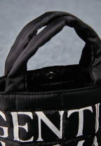 Criminal Puffer Micro Tote Bag Black