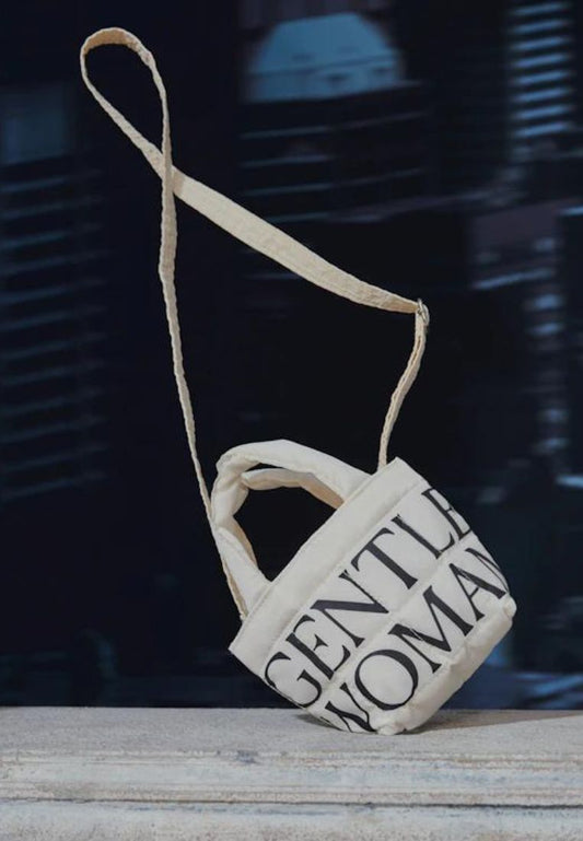 Criminal Puffer Micro Tote Bag Cream