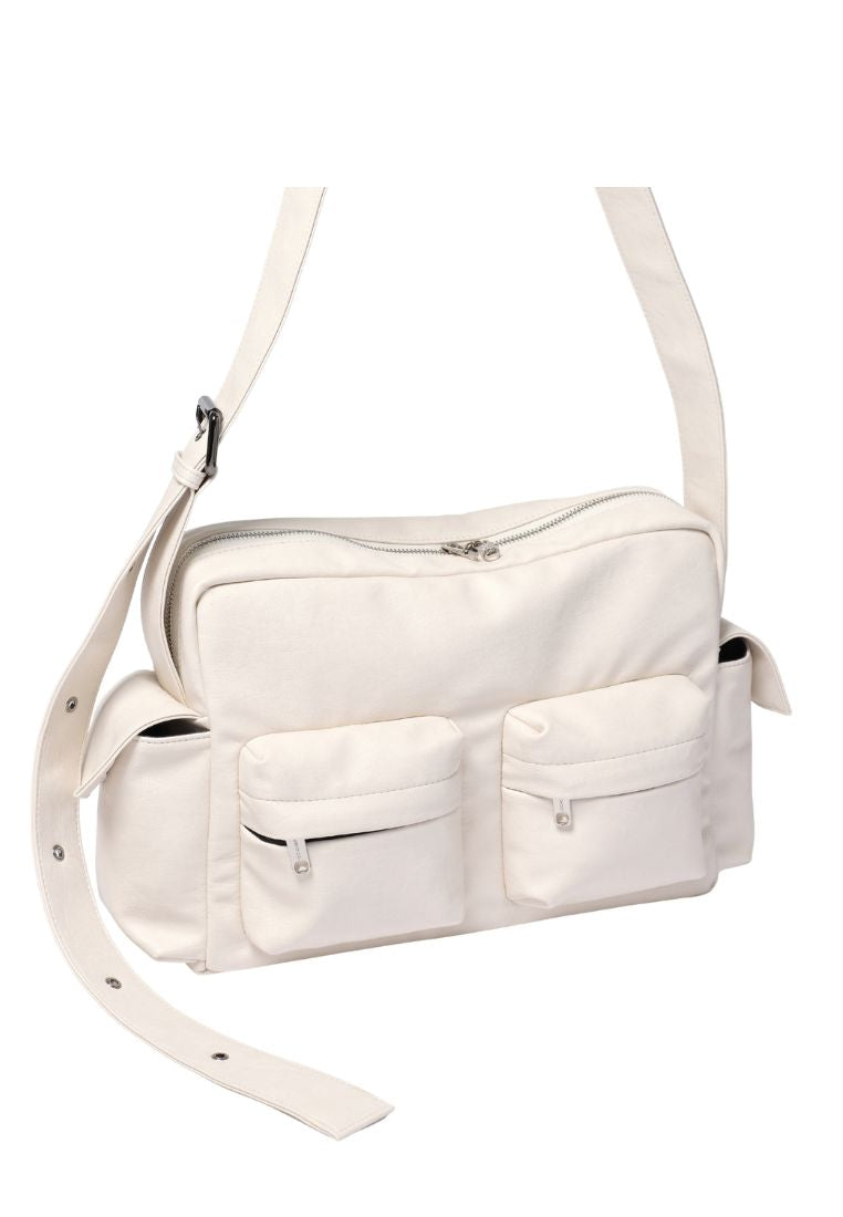 Cross Utility Bag L Nappa Ivory