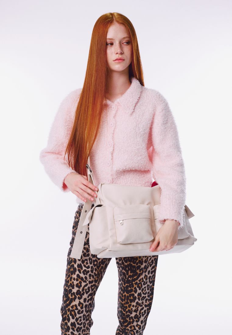 Cross Utility Bag L Nappa Ivory