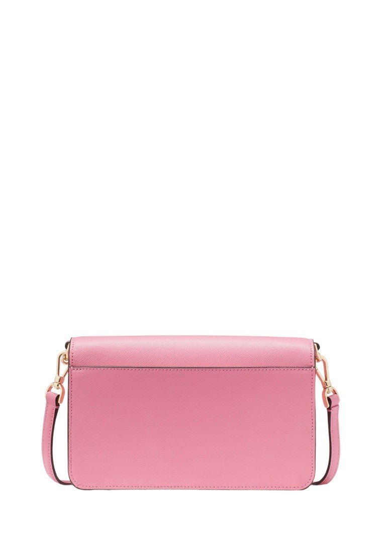 Madison Small Flap Crossbody Blossom Pink