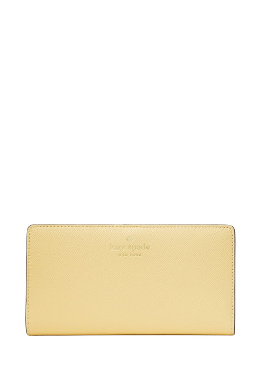 Dana Large Slim Bifold Wallet Butter