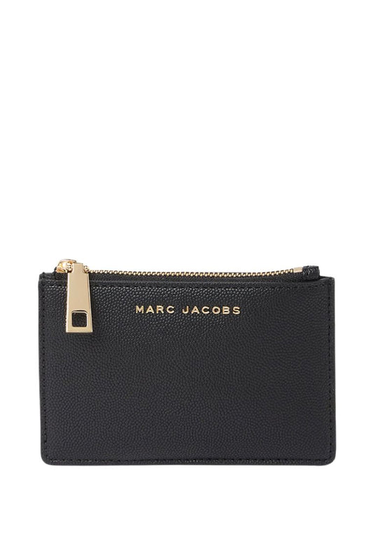 Flat Compact Wallet Black