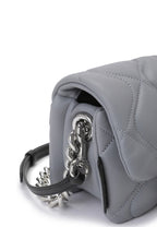 Small Quilted Pillow Bag Rock Grey