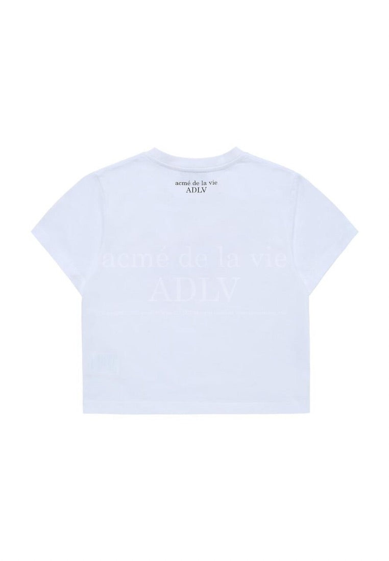 The Powerpuff Girls x Acmedelavie Crayon Artwork Crop T-Shirts White