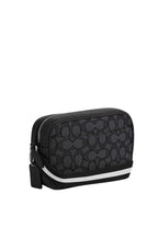 Mini Jamie Camera Bag In Signature Jacquard Smoke Black Multi