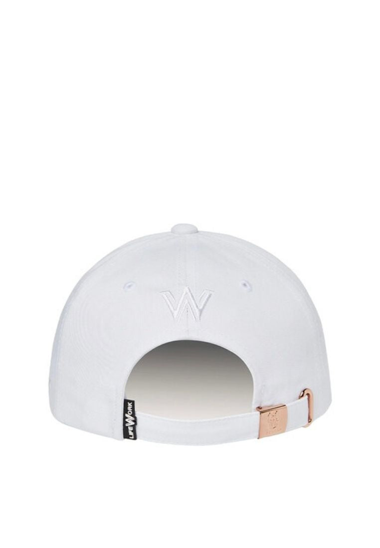 Metal Radog Face Ball Cap White