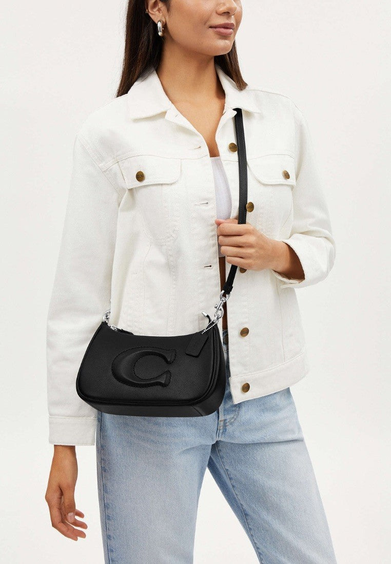 Teri Shoulder Bag Silver Black