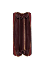 Long Zip Around Wallet In Signature Canvas 1941 Red