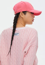 Metal Radog Face Ball Cap Pink