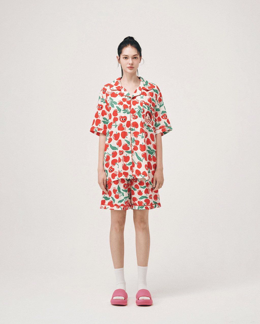 Soft Pajamas Set F Cherry Ria