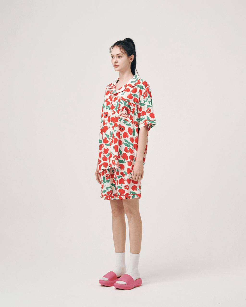 Soft Pajamas Set F Cherry Ria
