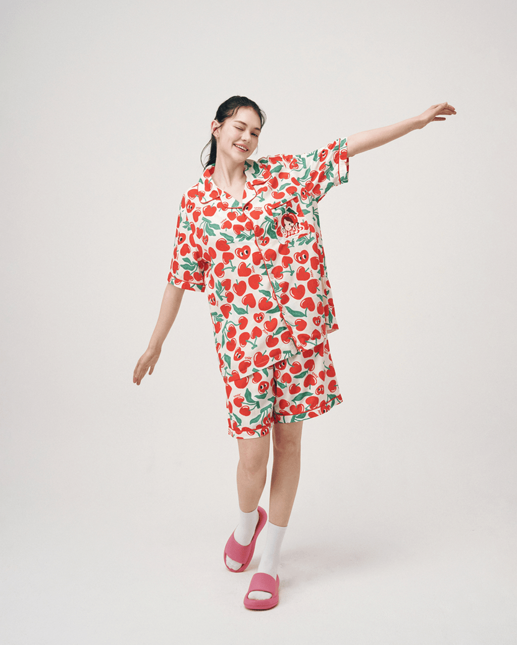 Soft Pajamas Set F Cherry Ria