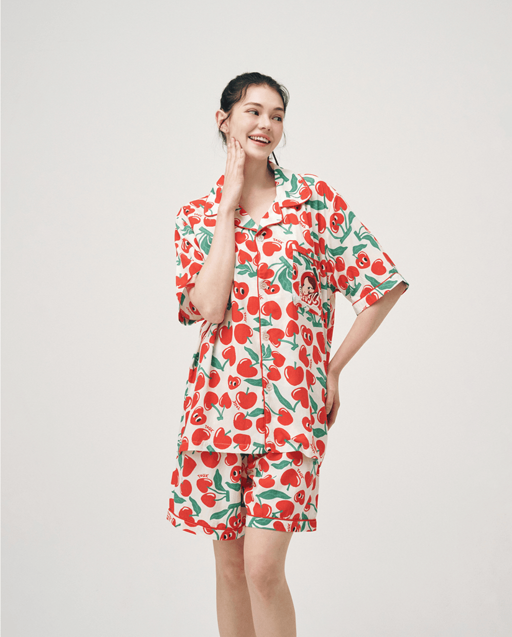 Soft Pajamas Set F Cherry Ria