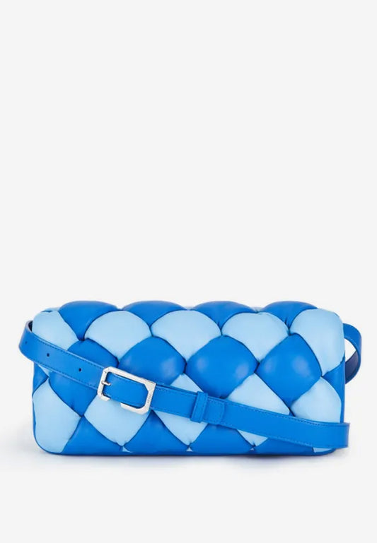 [DEFECT SALE 380] Maze Shoulder Bag - Classic Blue & Ice
